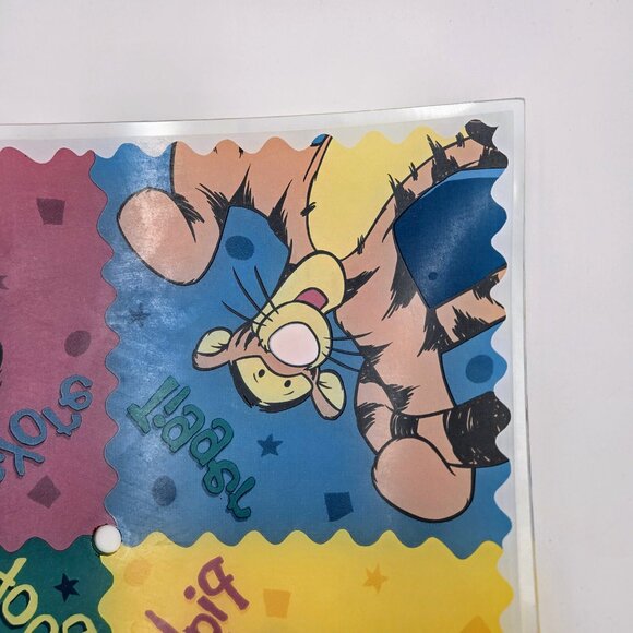 Winnie The Pooh & Friends Vintage Walt Disney Glass Ceiling Light Cover Shade - Picture 11 of 14